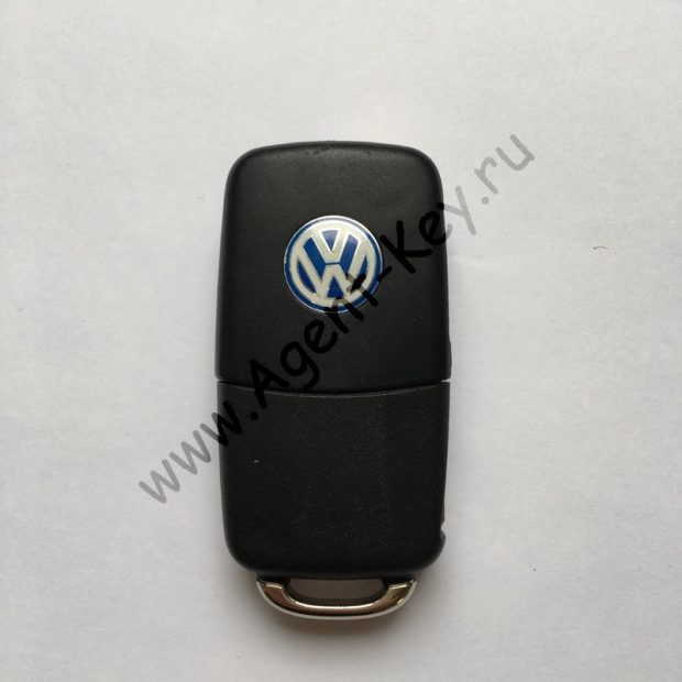 Volkswagen корпус выкидного ключа 3 кнопки + паника