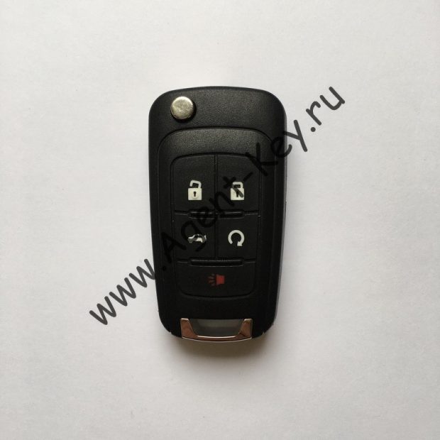 Выкидной Ключ Chevrolet 5 кнопок  Keyless-Go