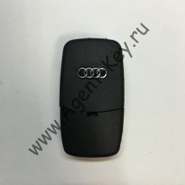 Выкидной ключ Audi 3 кнопки + Panic, A4 A6 A8 AllRoad TT